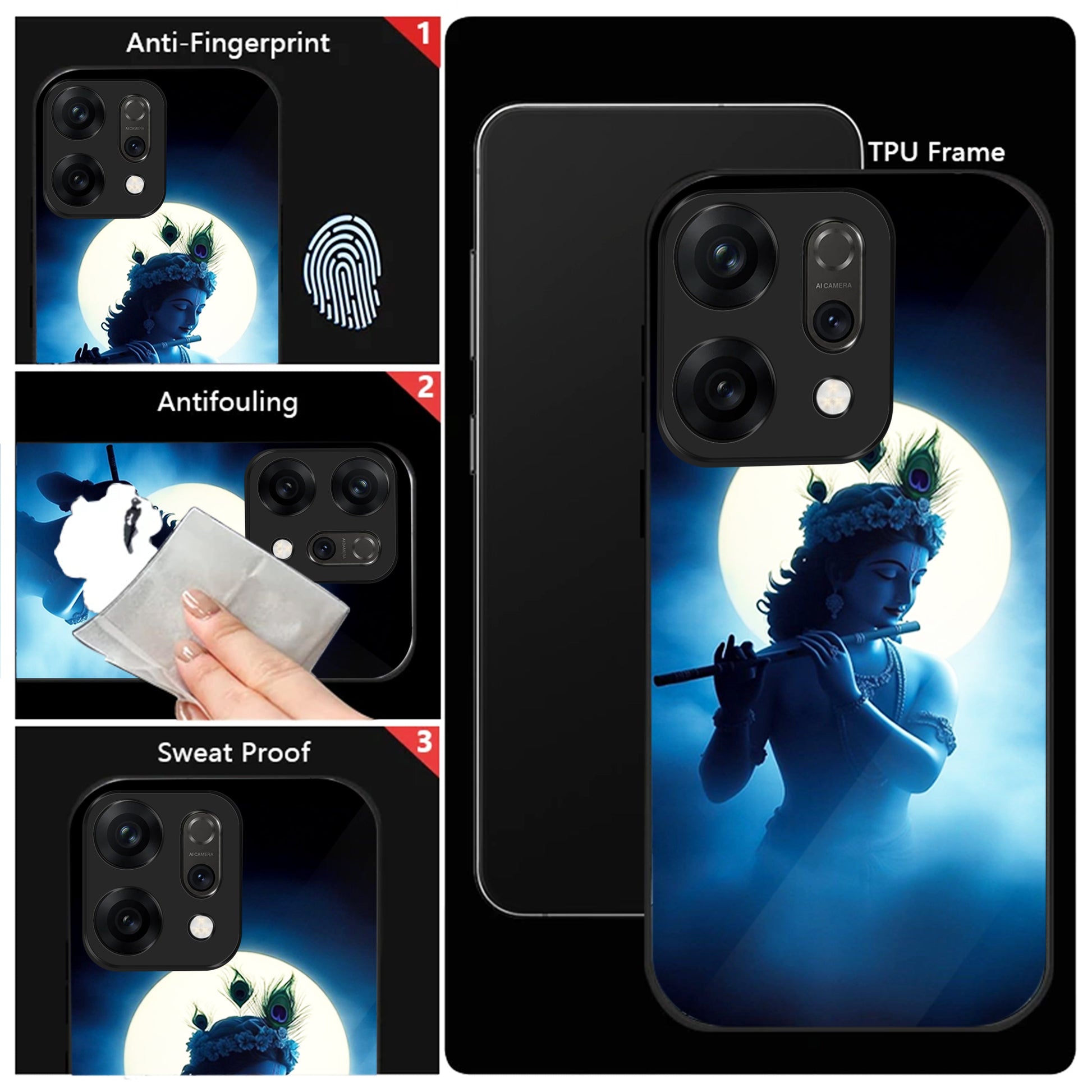 Oppo Reno 14 Acrylic Back Glass Cover