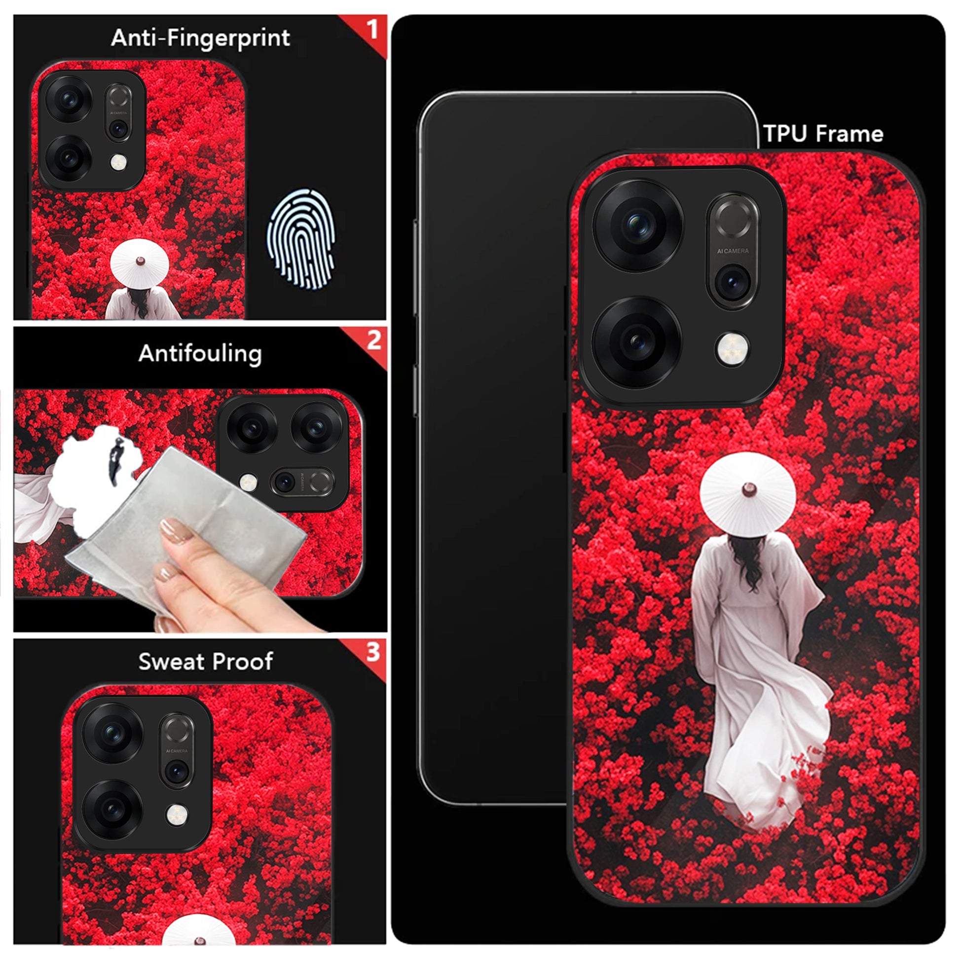Oppo Reno 14 Acrylic Back Glass Cover