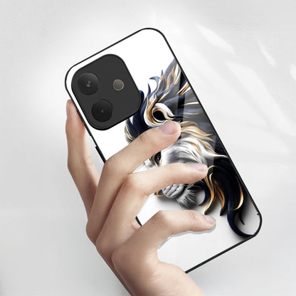 Oppo A5 Pro 5G Premium Acrylic Shockproof Glass Back Case (King’s Flow)