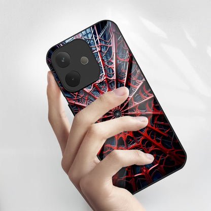 Oppo A5 Pro 5G Premium Acrylic Shockproof Glass Back Case (Spider Vault)