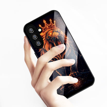 Samsung Galaxy A56 5G Premium Acrylic Shockproof Glass Back Case (King of Cosmos)