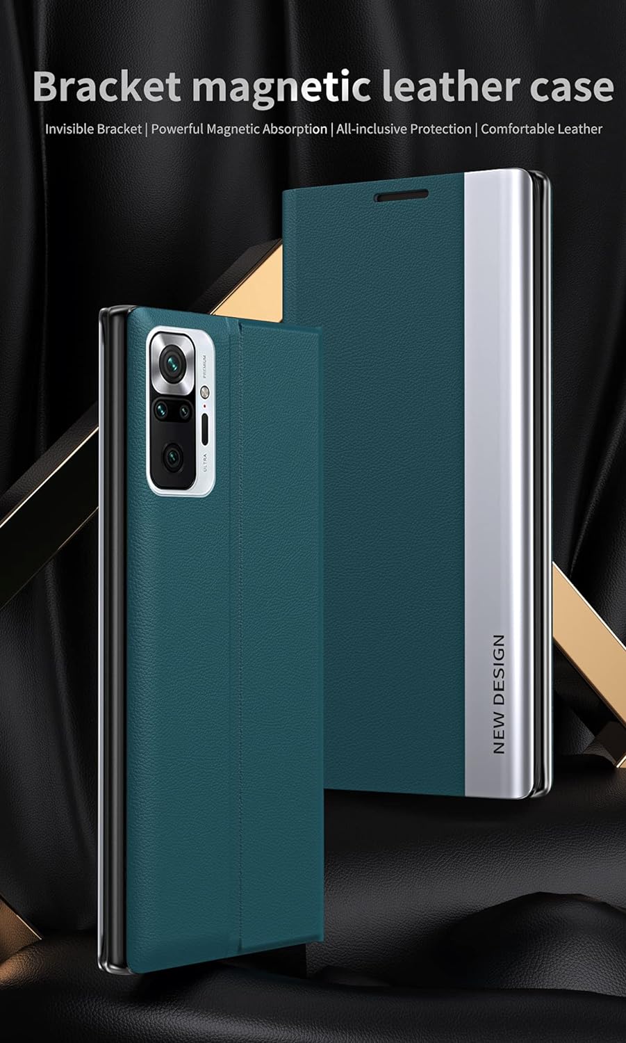 Redmi Note 10 Pro Max Magnetic Flip Leather Case