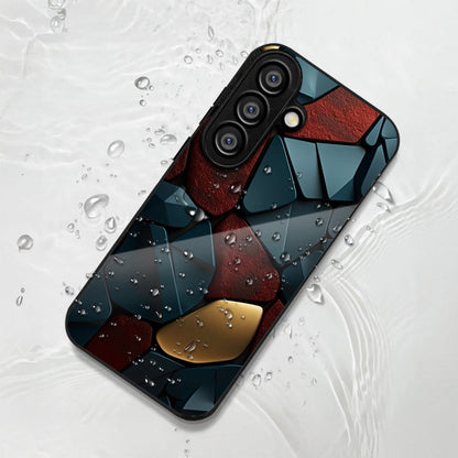 Samsung Galaxy A36 Premium Acrylic Shockproof Glass Back Case (GlowGems)