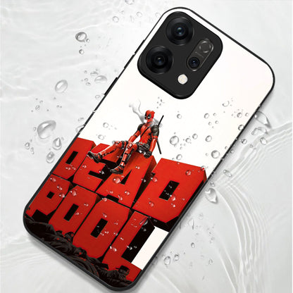 Oppo Reno 14 5G Premium Acrylic Shockproof Glass Back Case (Deadpool Case)