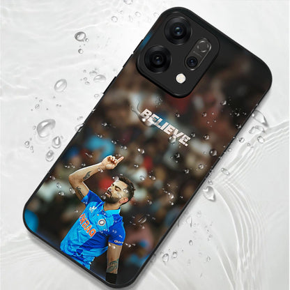 Oppo Reno 14 5G Premium Acrylic Shockproof Glass Back Case (Virat Kohli)