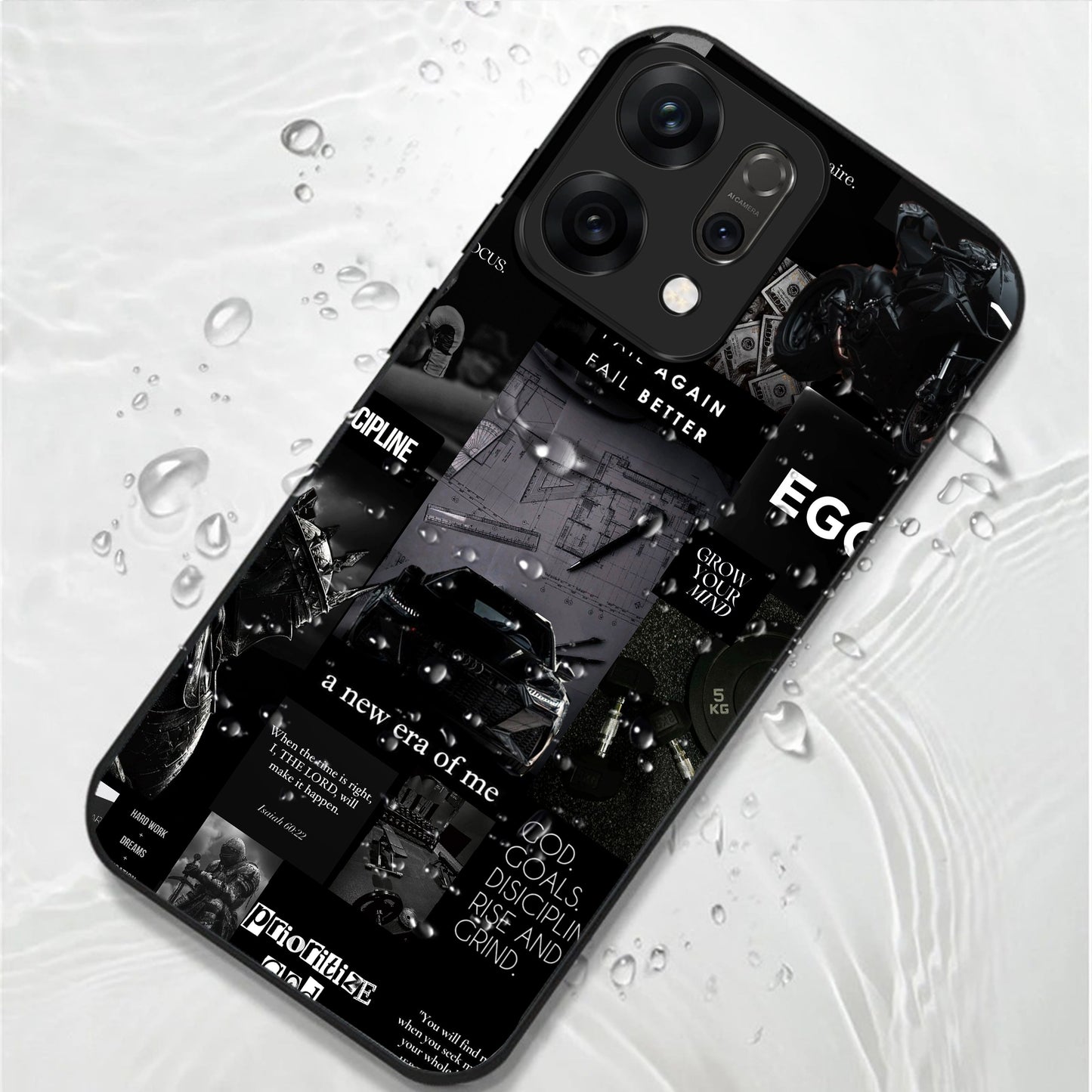 Oppo Reno 14 5G Premium Acrylic Shockproof Glass Back Case (New Era)