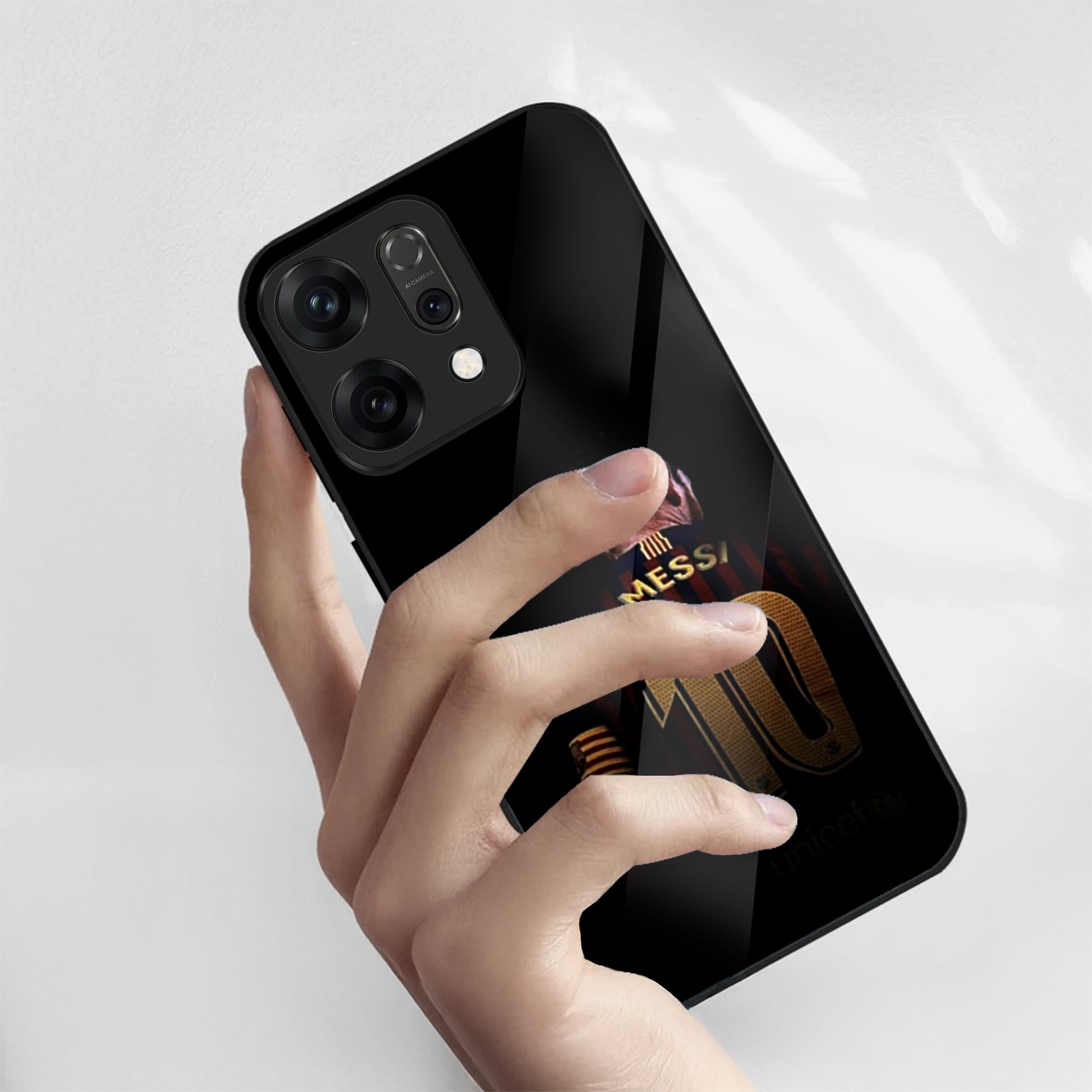 Oppo Reno 14 Printed Glass Back Case