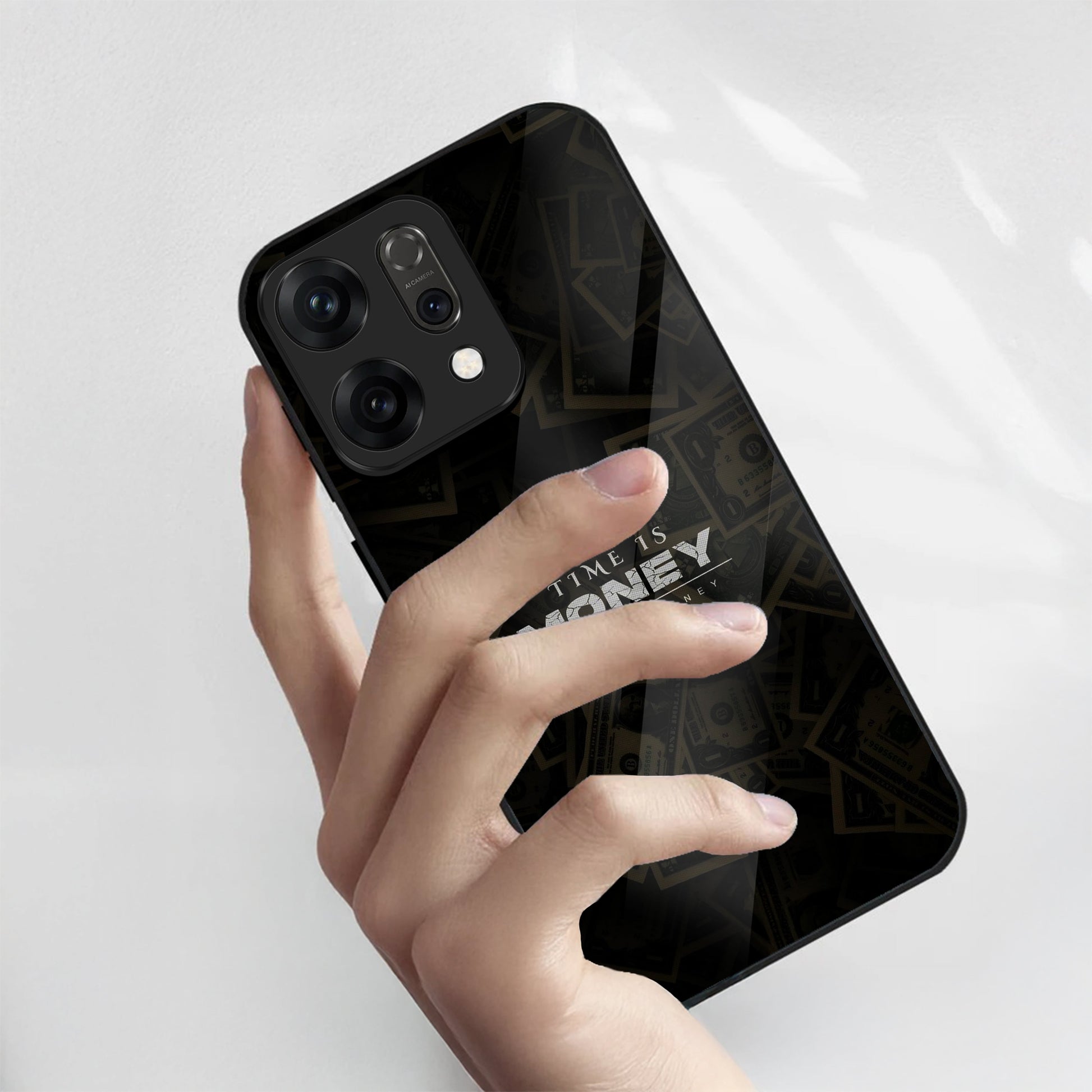 Oppo Reno 14 Printed Glass Back Case