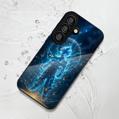 Samsung Galaxy A56 Premium Acrylic Shockproof Glass Back Case (Dark Elegance)