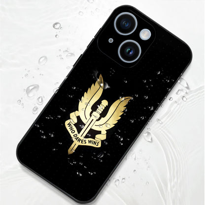 iPhone 14 Premium Acrylic Shockproof Glass Back Case (Dare Wins)