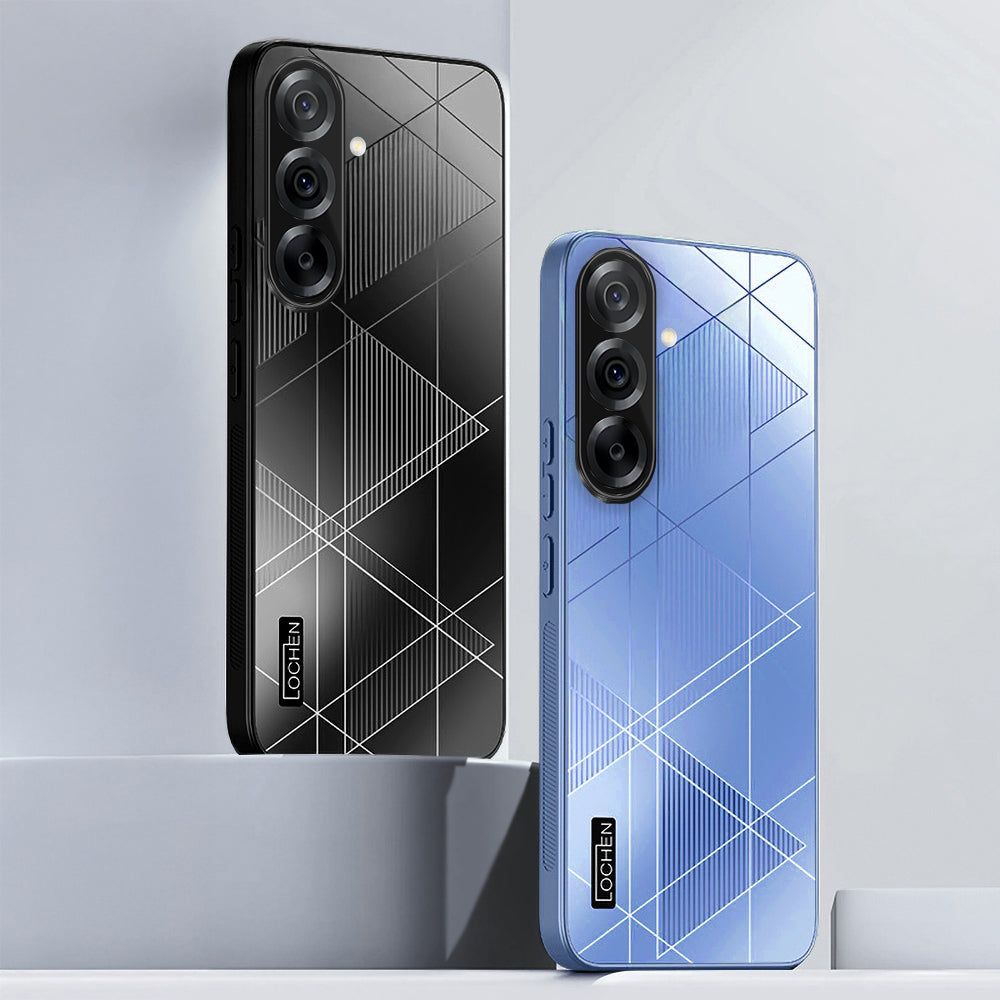 Samsung Galaxy A36 5G Triangle Pattern Matte Back Shockproof Case