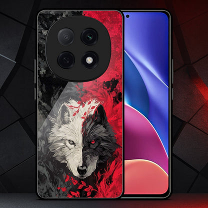 OPPO F29 Pro 5G Premium Acrylic Shockproof Glass Back Case (Shadow & Flame)