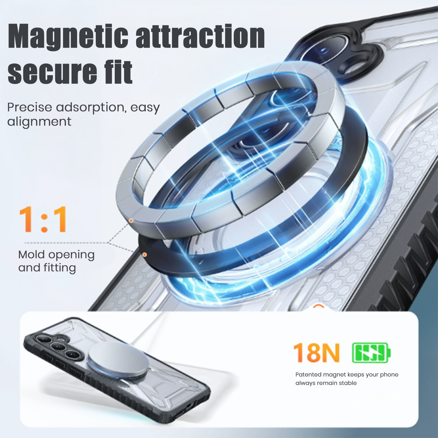 Samsung Galaxy A36 5G Magsafe Shockproof Armour Case