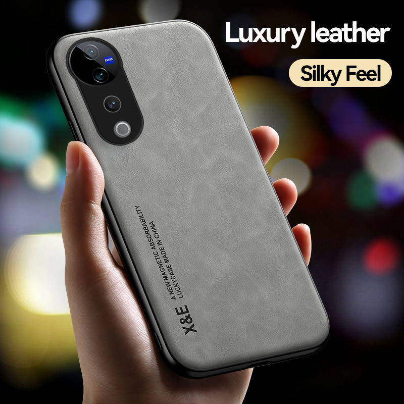 Vivo V40 Pro Comfortable Touch Sheepskin Leather Case