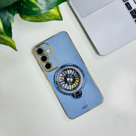 Samsung Galaxy A35 5G Best Selling Stress Buster Wheel Silicone Scratch Resistant Back Case