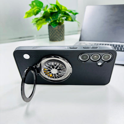 Samsung Galaxy S24 FE 5G Best Selling Stress Buster Wheel Soft Vegan Scratch Resistant Back Case