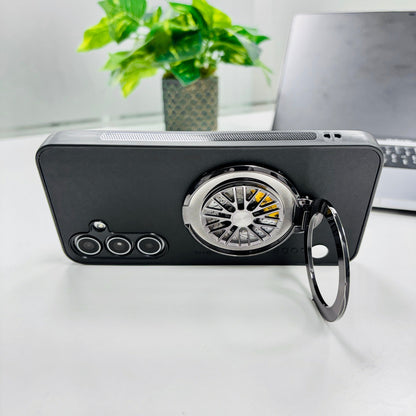 Samsung Galaxy S24 FE 5G Best Selling Stress Buster Wheel Soft Vegan Scratch Resistant Back Case