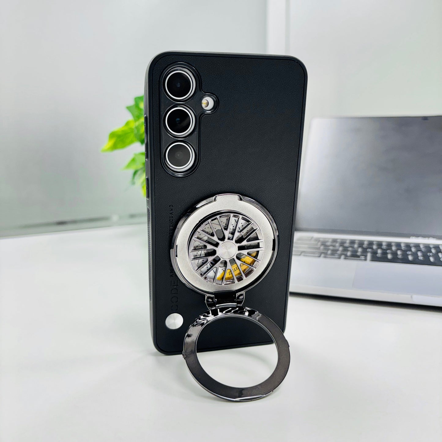 Samsung Galaxy A35 5G Best Selling Stress Buster Wheel Soft Vegan Scratch Resistant Back Case