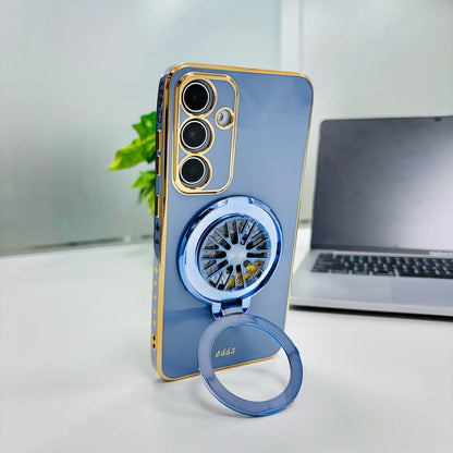 Samsung Galaxy S24 FE 5G Best Selling Stress Buster Wheel Silicone Scratch Resistant Back Case