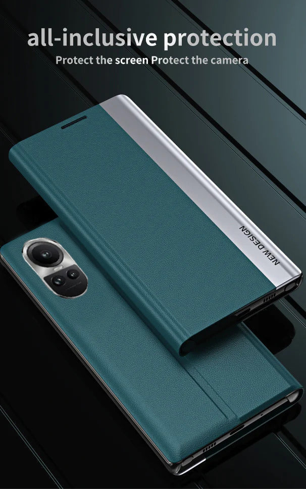 Oppo Reno 10 5G Magnetic Flip Leather Case