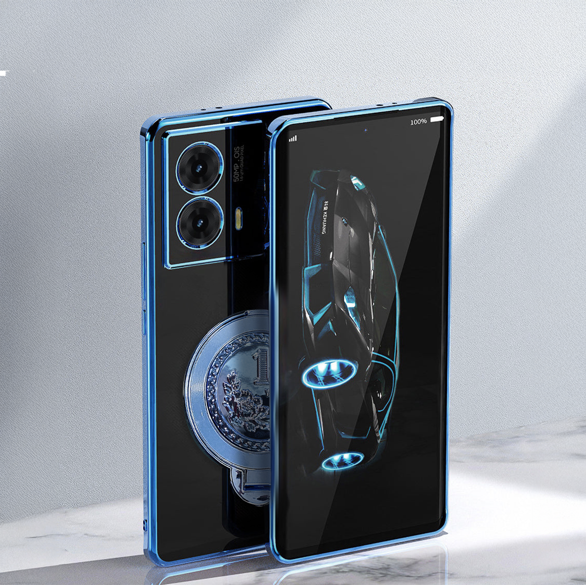 Motorola Edge 50 Fusion 5G Electroplating Billion Wheel Case