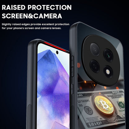 OPPO F29 Pro 5G Premium Acrylic Shockproof Glass Back Case (Money Matrix)