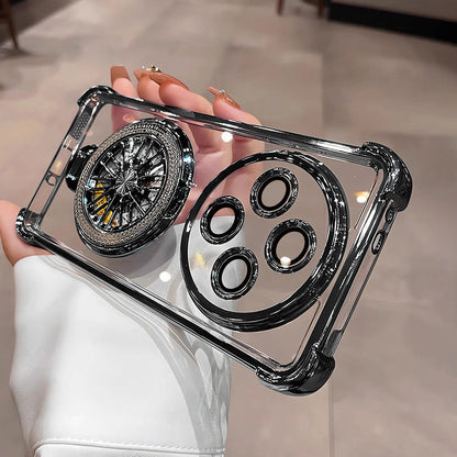 Oppo F27 Pro+ 5G Premium Stress Buster Wheel Rotating Shockproof Airbags Case