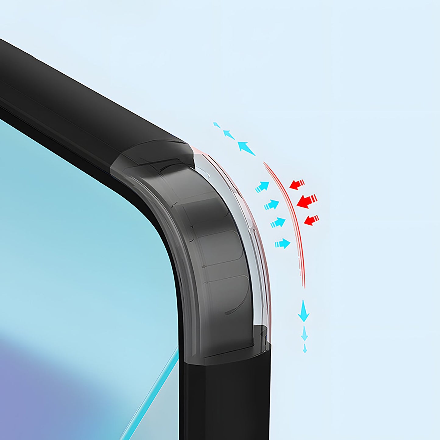 Oppo Reno 13 5G Premium Acrylic Shockproof Glass Back Case (Inferno Beast)