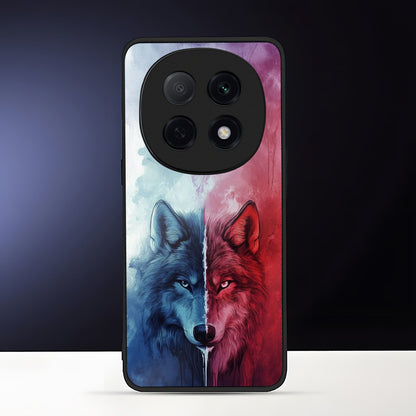 OPPO F29 Pro 5G Premium Acrylic Shockproof Glass Back Case (Ice & Fire)