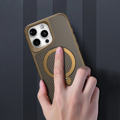 Carbon Fiber Texture TPU Magnetic iPhone Case