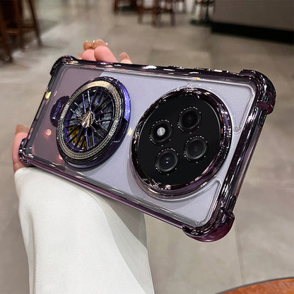 Oppo Reno12 F 5G Premium Stress Buster Wheel Rotating Shockproof Airbags Case