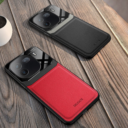 iQOO 12 5G Premium Leather Lens Protective Case