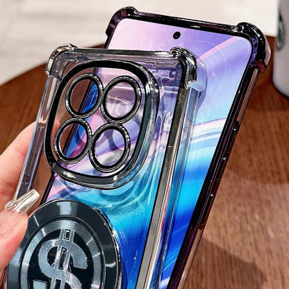 Oppo F29 Pro 5G Four Corner Airbags 100% Original Astro Money Magnet Rotating Dollar Case
