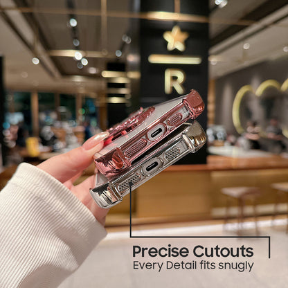 Redmi Note 14 Pro+ 5G Premium Stress Buster Wheel Rotating Shockproof Airbags Case