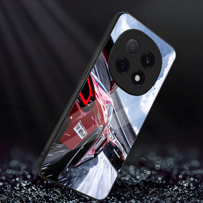 OPPO F29 Pro 5G Premium Acrylic Shockproof Glass Back Case (Rain Racer)