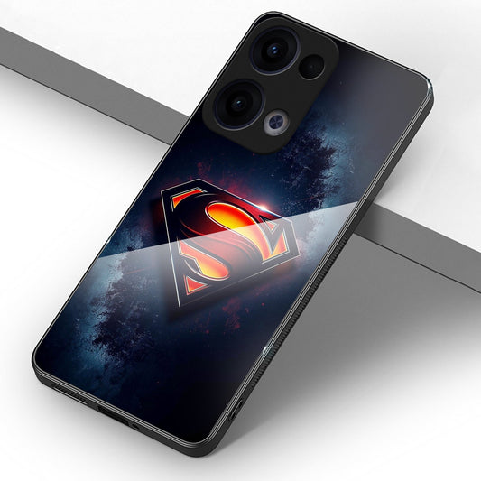 Oppo Reno 13 5G Premium Acrylic Shockproof Glass Back Case (Hero Guard)