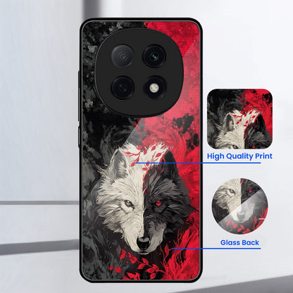 OPPO F29 Pro 5G Premium Acrylic Shockproof Glass Back Case (Shadow & Flame)