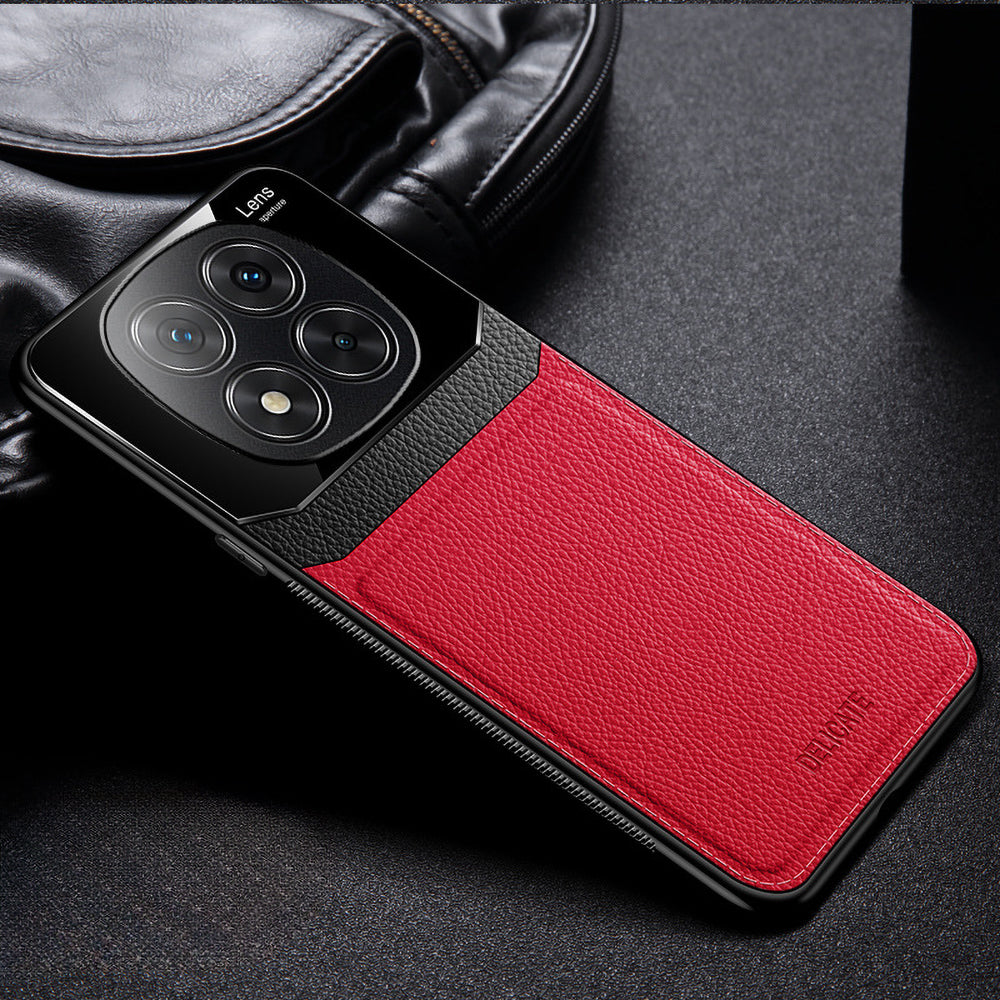Redmi Note 14 Pro+ 5G Premium Leather Lens Protective Case