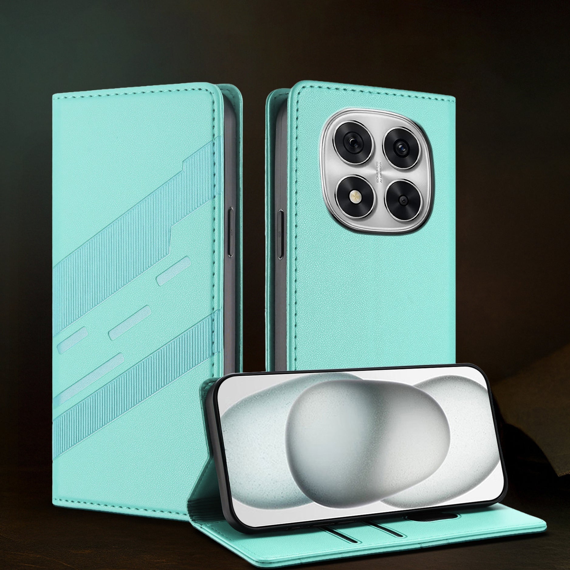 Redmi Note 14 Pro+ 5G stylish embossed leather wallet phone case