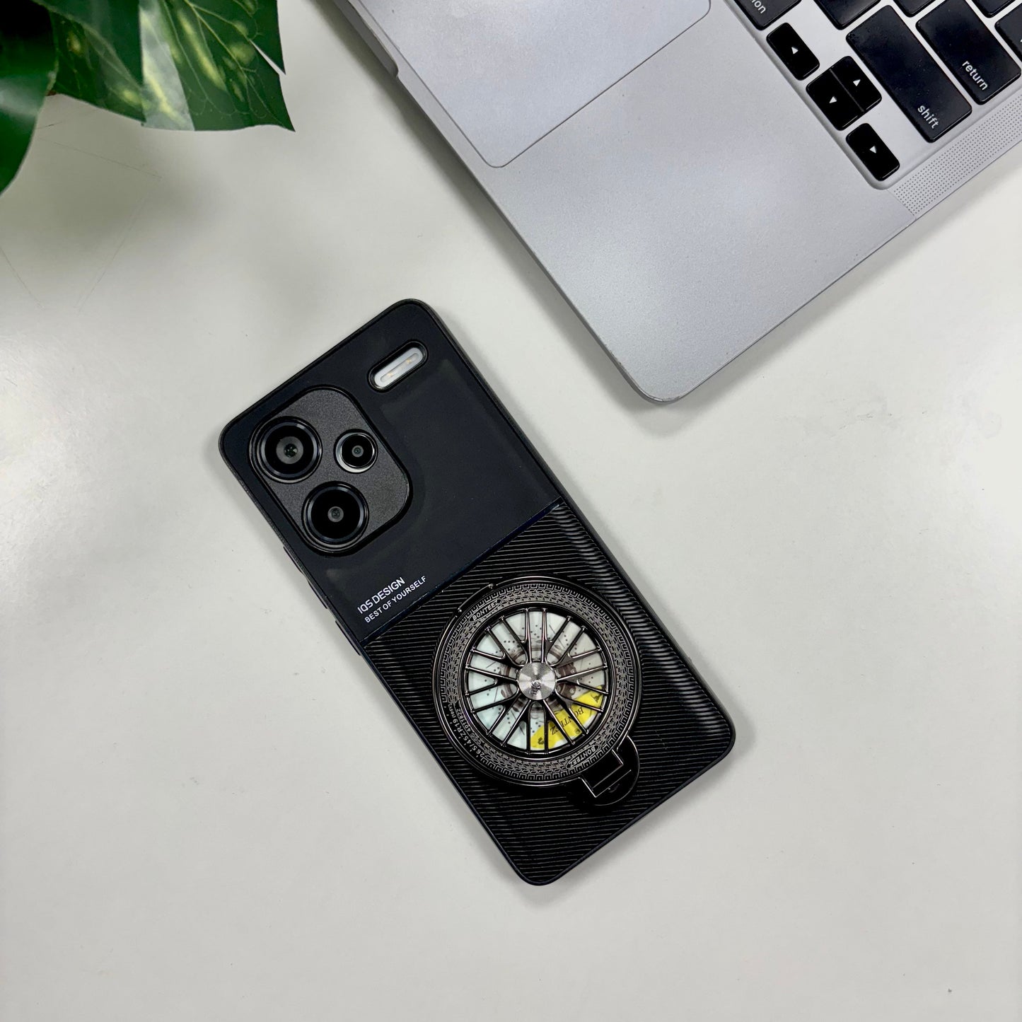 Redmi Note 13 Pro+ 5G Best Selling Stress Buster Wheel Hybrid Scratch Resistant Back Case