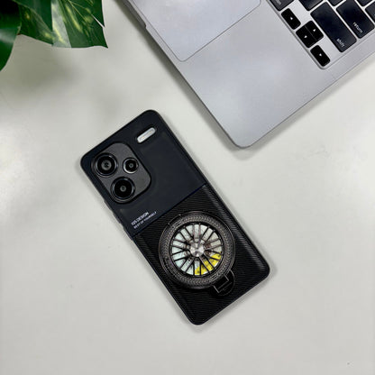 Redmi Note 13 Pro+ 5G Best Selling Stress Buster Wheel Hybrid Scratch Resistant Back Case