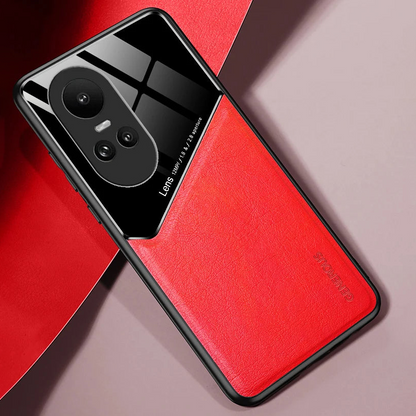 Oppo Reno 10 5G  luxury Generous® Leather Protective Back Case