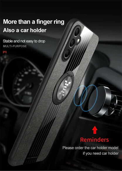 Samsung Galaxy S23 5G Luxury Plexiglass Invisible X® Ring Case