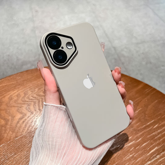 Luxury Matte With Logo iPhone Case