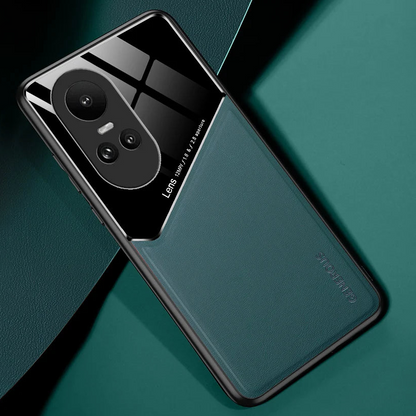 Oppo Reno 10 5G  luxury Generous® Leather Protective Back Case