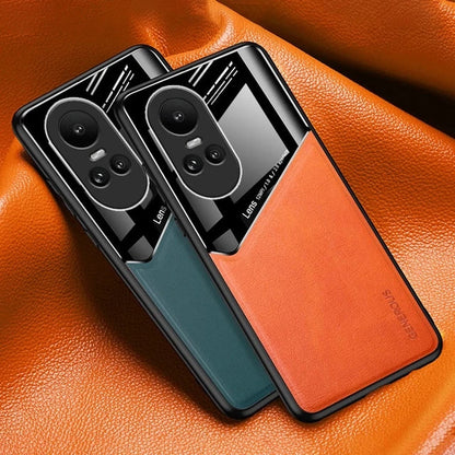 Oppo Reno 10 5G  luxury Generous® Leather Protective Back Case