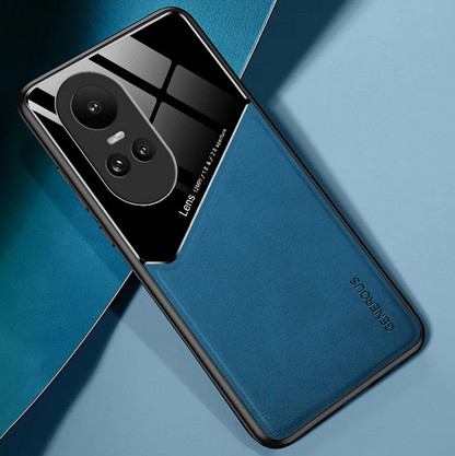 Oppo Reno 10 5G  luxury Generous® Leather Protective Back Case