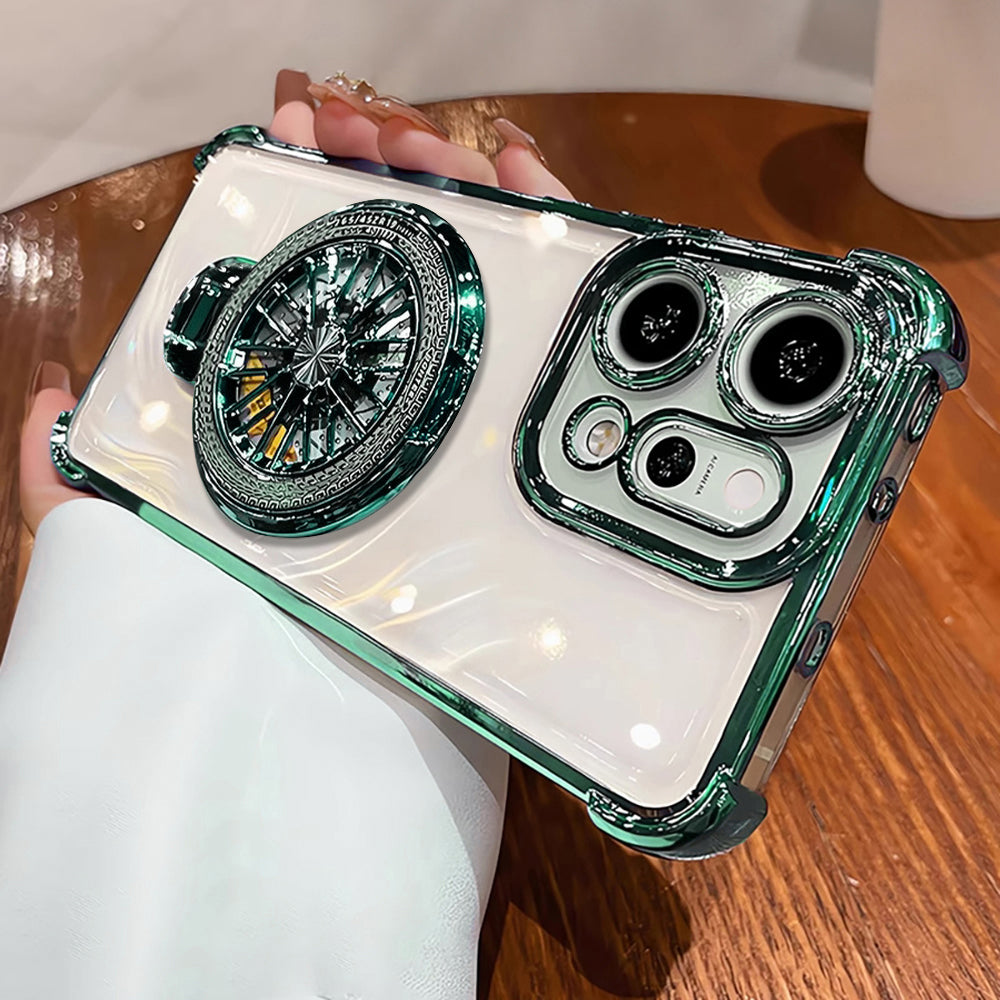 Oppo Reno14 5G Premium Stress Buster Wheel Rotating Shockproof Airbags Case