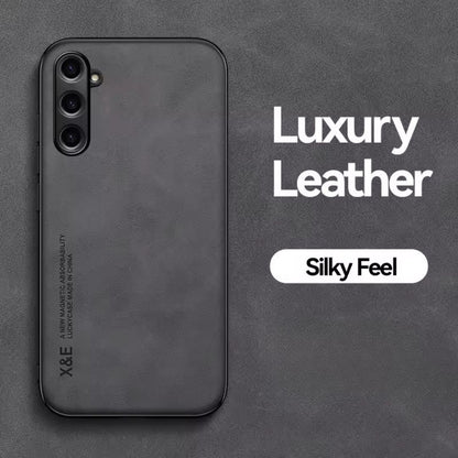 Samsung Galaxy A55 (5G) Comfortable Touch Sheepskin Leather Case