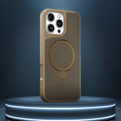 Carbon Fiber Texture TPU Magnetic iPhone Case